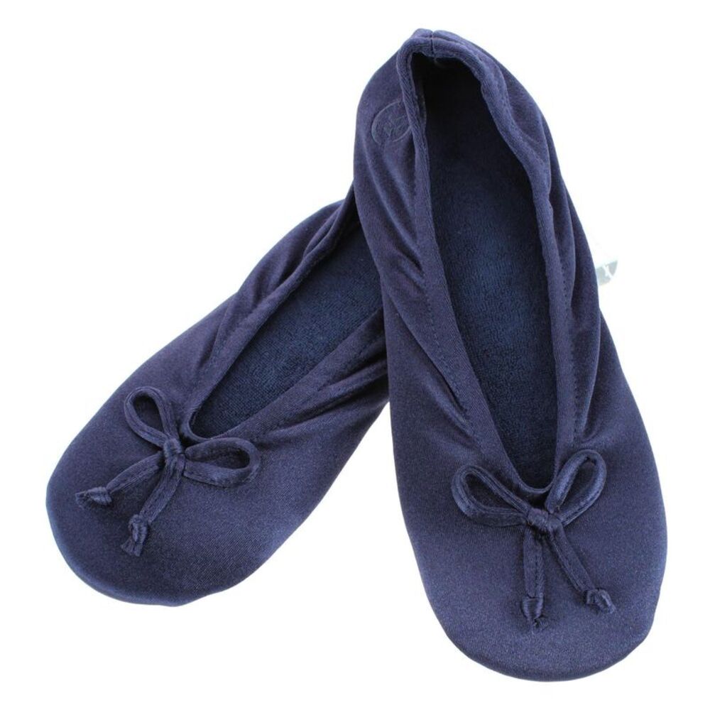 Isotoner Women's Satin Classic Ballerina Slippers